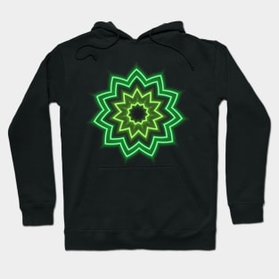 Green Neon Graphic Hoodie